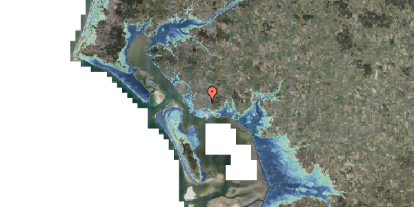 Stomflod og havvand på Storegade 193, 6705 Esbjerg Ø