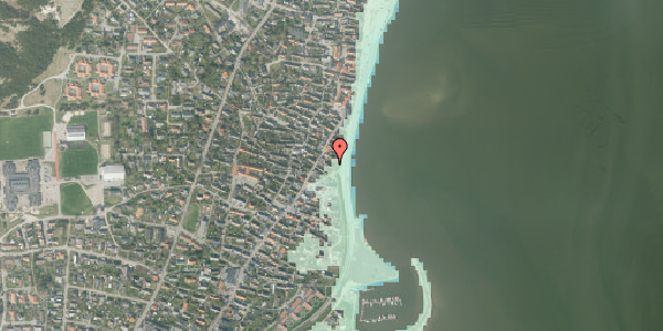 Stomflod og havvand på Havneslippe 2, 6720 Fanø
