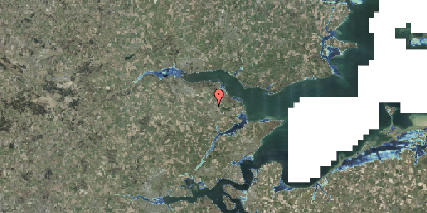 Stomflod og havvand på Lærkevej 48, 7080 Børkop