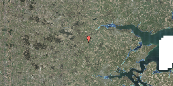 Stomflod og havvand på Oustrupvej 12, 6040 Egtved