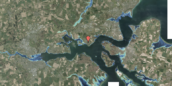 Stomflod og havvand på Nyvej 7, 7000 Fredericia