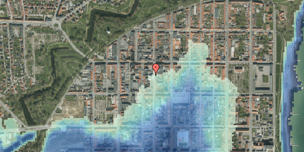 Stomflod og havvand på Prinsessegade 32A, 1. th, 7000 Fredericia
