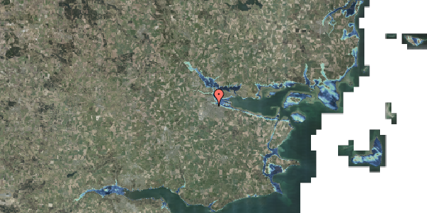 Stomflod og havvand på Vedbæksvænget 1A, 8700 Horsens