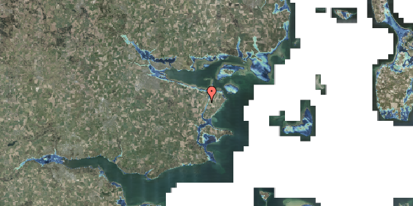 Stomflod og havvand på Marienlundvej 1, 7130 Juelsminde