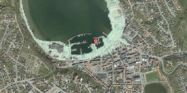 Stomflod og havvand på Havnen 44C, 7620 Lemvig