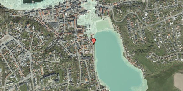 Stomflod og havvand på Søvejen 14B, 7620 Lemvig