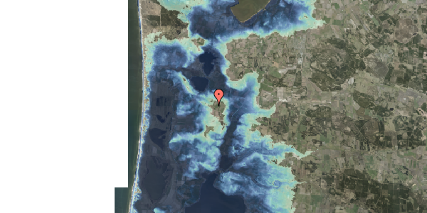 Stomflod og havvand på Nyvej 13, 6990 Ulfborg