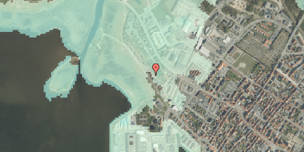 Stomflod og havvand på V Strandsbjerg 38, 6950 Ringkøbing
