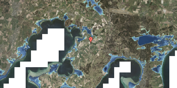 Stomflod og havvand på Dyrhøjvej 31, 8420 Knebel