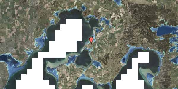 Stomflod og havvand på Rolsøgårdvej 19, 8420 Knebel