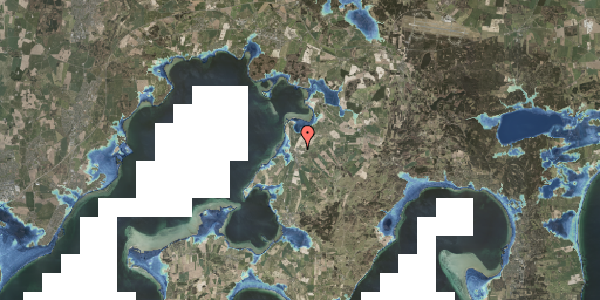 Stomflod og havvand på Skovgårdevej 5, 8420 Knebel