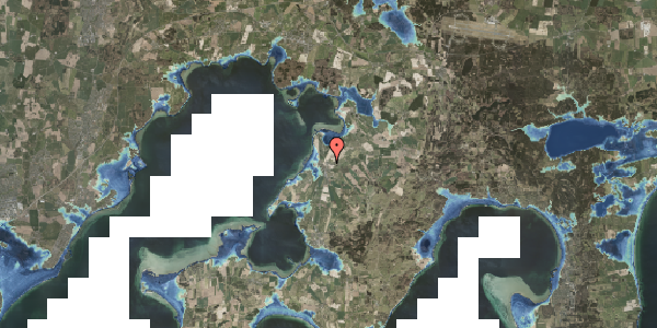 Stomflod og havvand på Skovgårdevej 6, 8420 Knebel