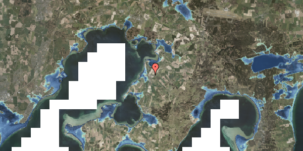 Stomflod og havvand på Skovgårdevej 8, 8420 Knebel