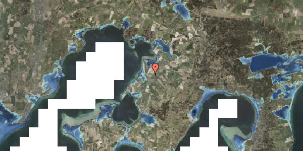 Stomflod og havvand på Skovgårdevej 11, 8420 Knebel
