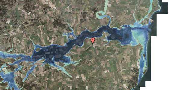 Stomflod og havvand på Fævejlevej 11, 8570 Trustrup