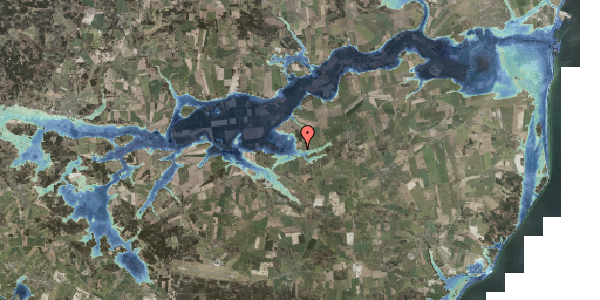 Stomflod og havvand på Holtbakkevej 6, 8570 Trustrup