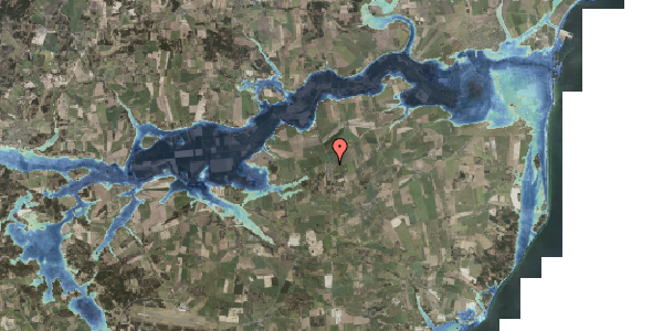 Stomflod og havvand på Lyngbyvej 98, 8570 Trustrup