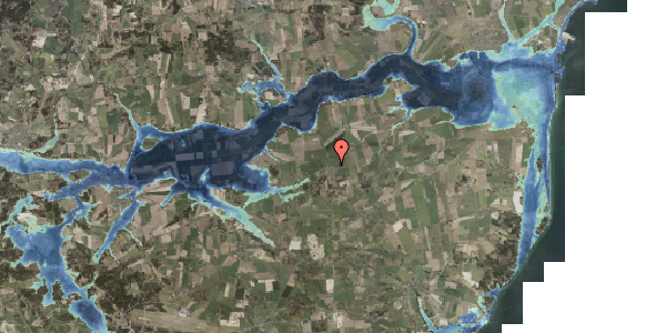 Stomflod og havvand på Lyngbyvej 102, 8570 Trustrup