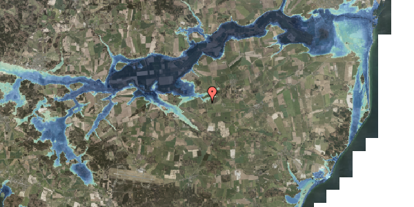 Stomflod og havvand på Svenstrupvej 6, 8570 Trustrup