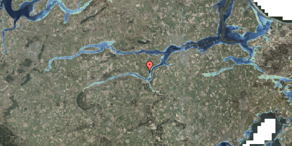 Stomflod og havvand på Ulstrupvej 33, 8870 Langå
