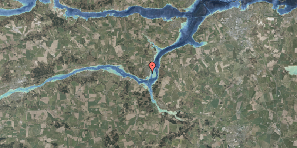 Stomflod og havvand på Vestergade 3, st. 1, 8870 Langå