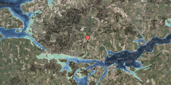 Stomflod og havvand på Frederikslundvej 6, 8550 Ryomgård