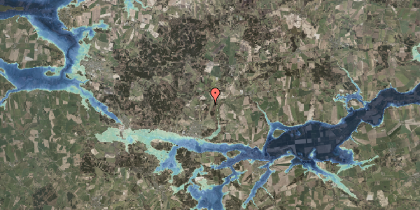 Stomflod og havvand på Frederikslundvej 7, 8550 Ryomgård