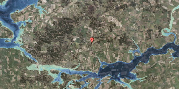 Stomflod og havvand på Kolstrupvej 1, 8581 Nimtofte