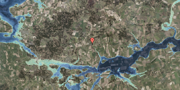 Stomflod og havvand på Ryomgaardvej 4, 8581 Nimtofte