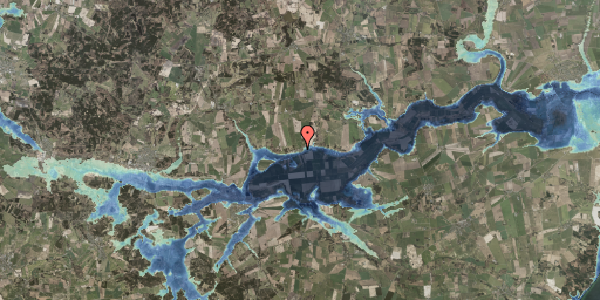 Stomflod og havvand på Sivestedvej 50, 8560 Kolind