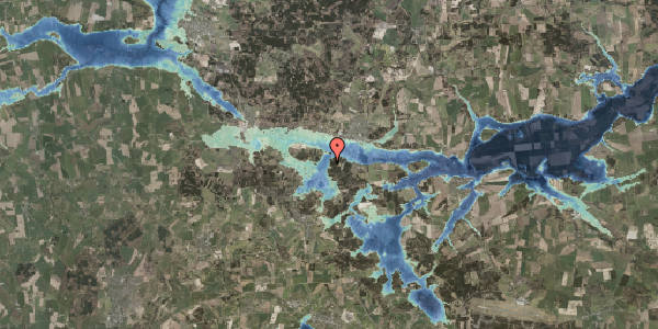 Stomflod og havvand på Strædet 6, 8550 Ryomgård