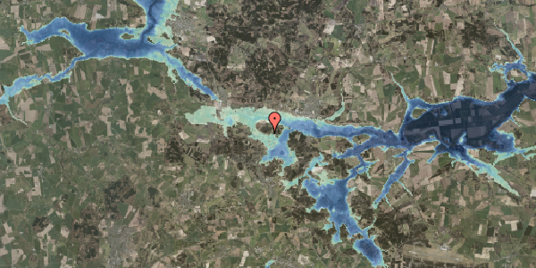 Stomflod og havvand på Tjerrildvej 19, 8550 Ryomgård