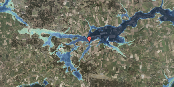 Stomflod og havvand på Vesterågade 34, 8560 Kolind