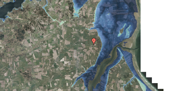 Stomflod og havvand på Udbyhøjvej 633C, 8970 Havndal