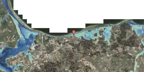 Stomflod og havvand på Bakkevej 1, 8585 Glesborg