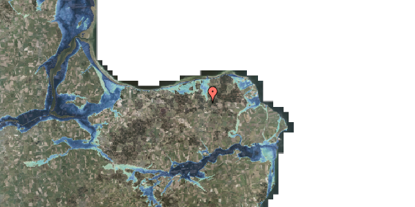 Stomflod og havvand på Glesborg Kærvej 26, 8585 Glesborg