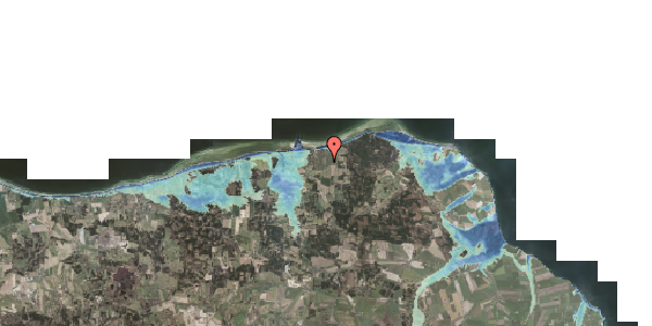 Stomflod og havvand på Havneøvej 2, 8585 Glesborg