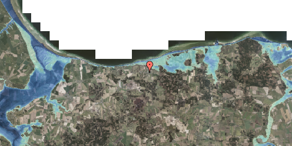 Stomflod og havvand på Kanneshøjvej 21, 8585 Glesborg