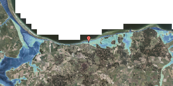 Stomflod og havvand på Skovvej 35, 8585 Glesborg
