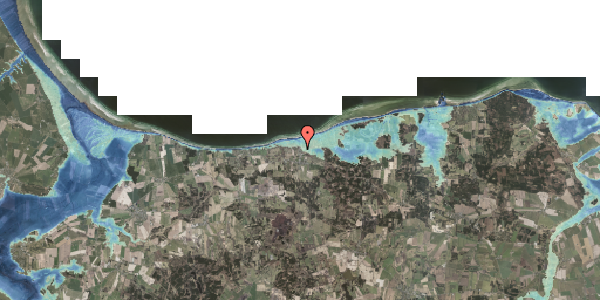 Stomflod og havvand på Strandvejen 19, 8585 Glesborg