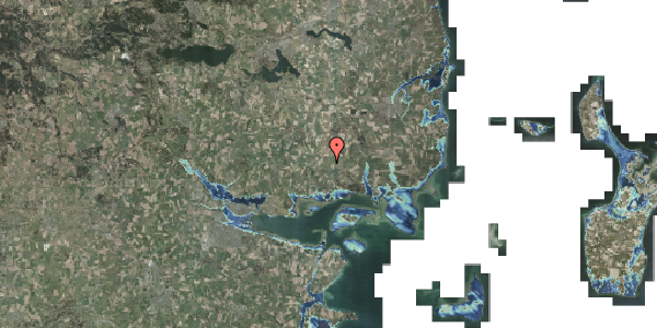 Stomflod og havvand på Tendrup Vestermark 13, 8350 Hundslund