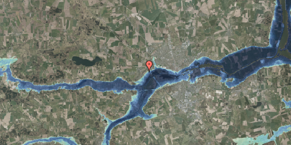 Stomflod og havvand på Fladbrovej 50, 8920 Randers NV