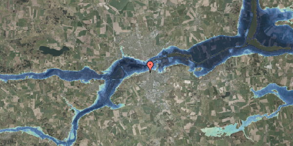 Stomflod og havvand på Frederiksbergvej 20, 8940 Randers SV