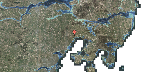 Stomflod og havvand på Rodskovvej 90, 8543 Hornslet