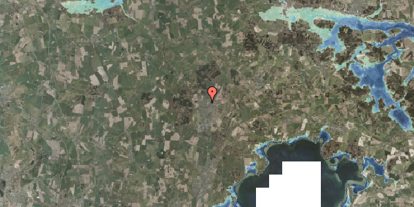 Stomflod og havvand på Slåenvej 2, 8543 Hornslet