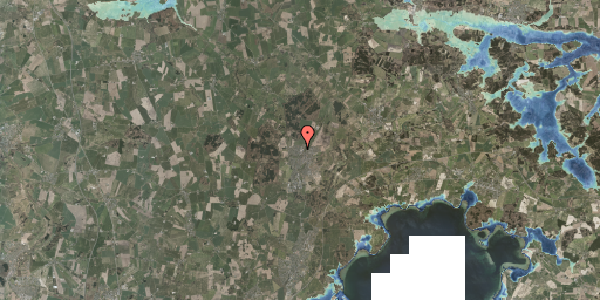 Stomflod og havvand på Slåenvej 4, 8543 Hornslet