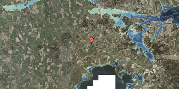 Stomflod og havvand på Vesterskovgårdsvej 27, 8544 Mørke