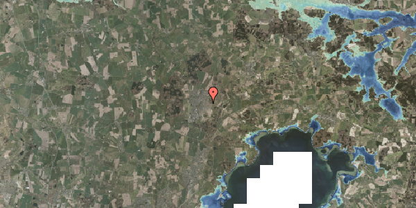 Stomflod og havvand på Åsen 9, 8543 Hornslet