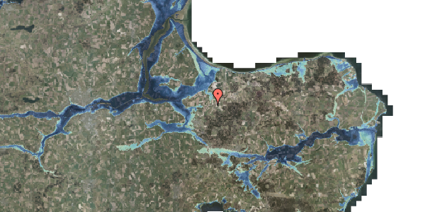 Stomflod og havvand på Auningvej 26, 8963 Auning