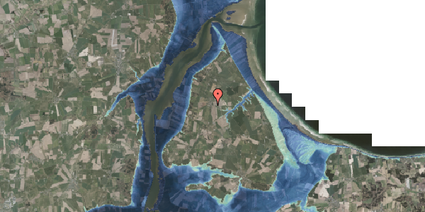 Stomflod og havvand på Langvadvej 4, 8950 Ørsted